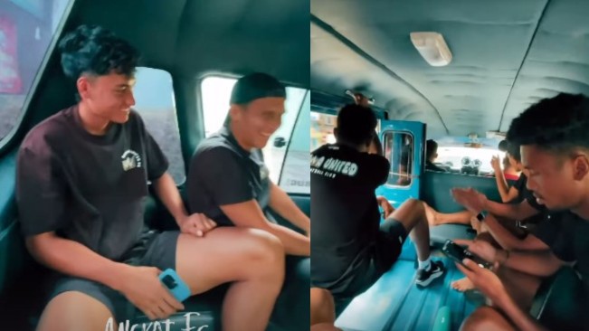 Viral Rafael Struick Naik Angkot Bareng Pemain Dewa United, Netizen: Sudah Melokal Banget